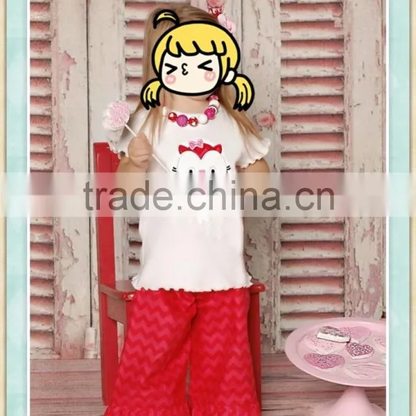 Valentine Owl Applique Baby Clothes Wholesale Children's Boutique Clothing Boutique Girl Clothing