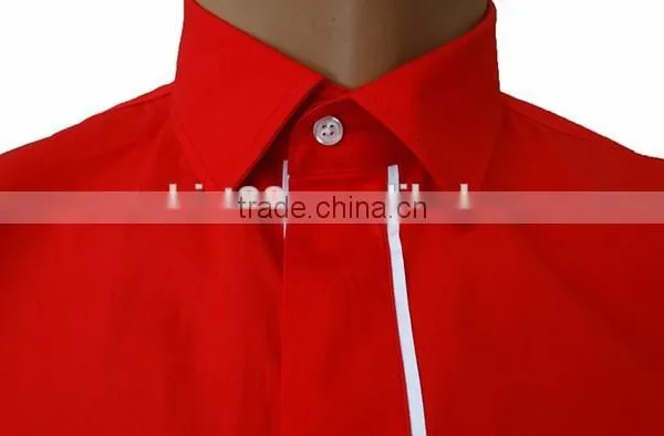 2016 Custom Huawei Logo Men Red Color Uniform , Men Work Shirt photo-3