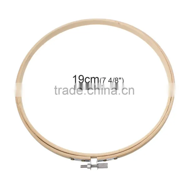 Cross Stitch Supplies Circle Round Natural Bamboo Wholesale Embroidery Hoops photo-4