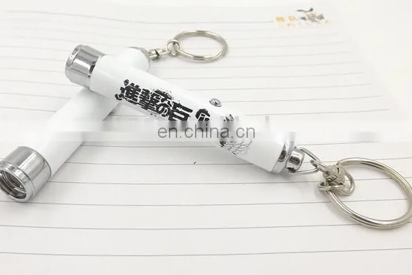 Metal Keychain Projection Logo Keychain Battery Change Keyring photo-4