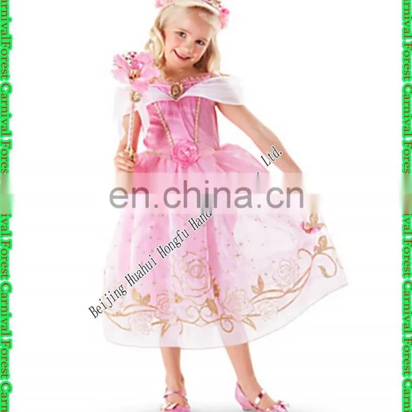 2016 Frozen Elsa Girl Party Dress , The New Children Dress Roses Sleeping Beauty Frozen Elsa ANNA Dress Cartoon 79825-1 photo-4