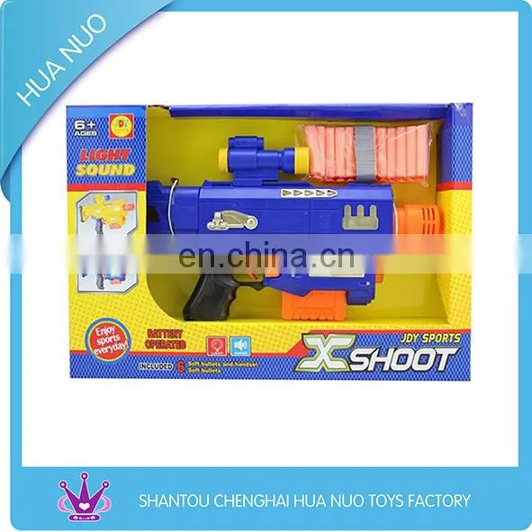 Boy's Favourite Sport Toy Soft Gun With Light & Music