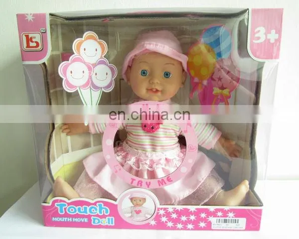 2014 Touch Mouth Move Doll,Kid Doll Toy Lovely