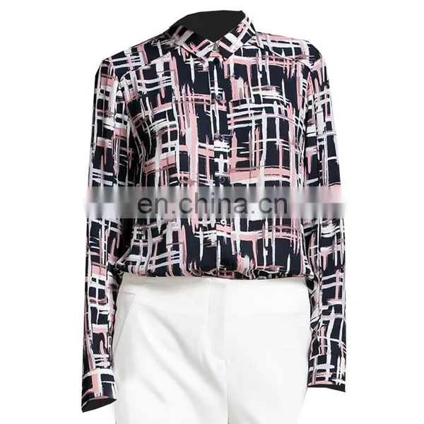 Fashion Women Office Shirt Design of 100% Cotton and Tops photo-2
