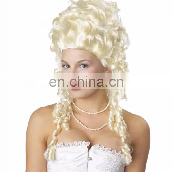 Halloween Carnival Party Baroque Wig for Adults photo-3