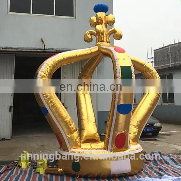 Customized Big Inflatable Gold Crownfor Parties photo-2