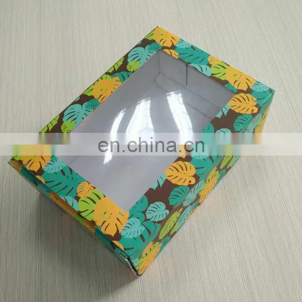 E- Flute Corrugated Paper Coffe Mag Box With Clear Pvc Winder And Foam photo-2