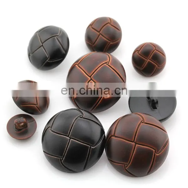Classic Round Plastic Football Shaped Buttons For Coat photo-2