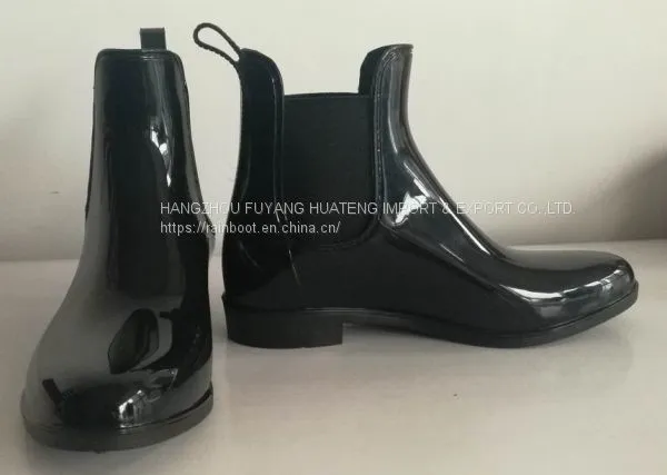 Hi-Q Popular Style Women Shoes,New Fashion Lady Rain Shoes,Recreation Rain Shoes,Elastic Ladies Rain Shoe photo-4