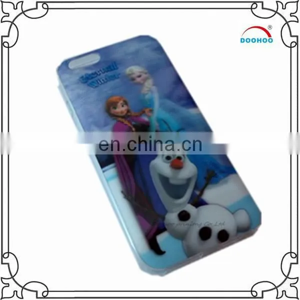 High Quality Frozen 3D Printing Phone Case for Phone 6