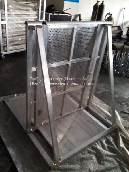 Fencing Cover System Barriers Barricades Crowd Control Stage Barrier Rope Mojo Steel Aluminum Concert Barricade For Sale photo-3