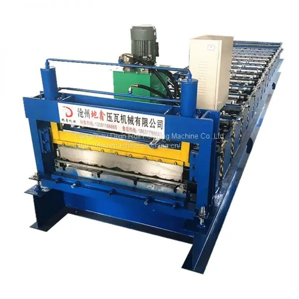 2020 New Aluminum Trapezoidal Sheet Metal Step Roll Forming Machine