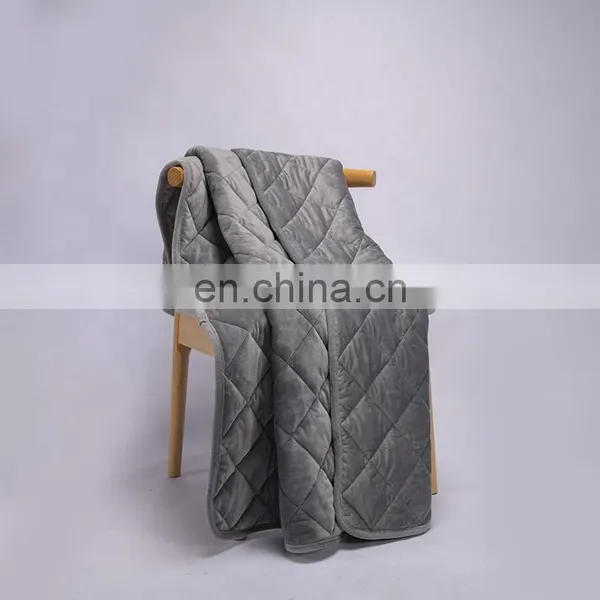 2019 Amazon Custom Cheap 15 lb Minky Weighted Blanket photo-2