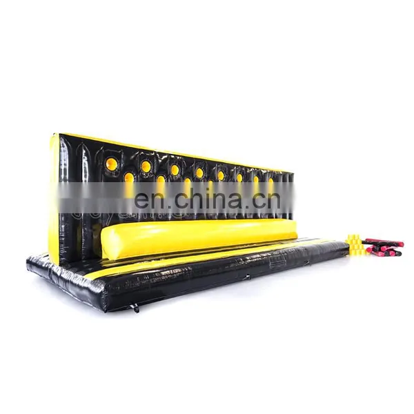 Factory Price Black Inflatable Boxing Wall / Inflatable Punch Wall For Team Building photo-2