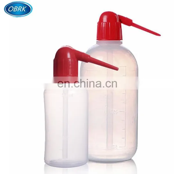 Disposable Laboratory Chemical Label Function Plastic 250ml 500ml 1000ml Wash Bottles photo-2