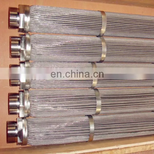 Customized Stainless Steel Wire Mesh Sintered Filter Element Standard Connector Melt Filter Element photo-2