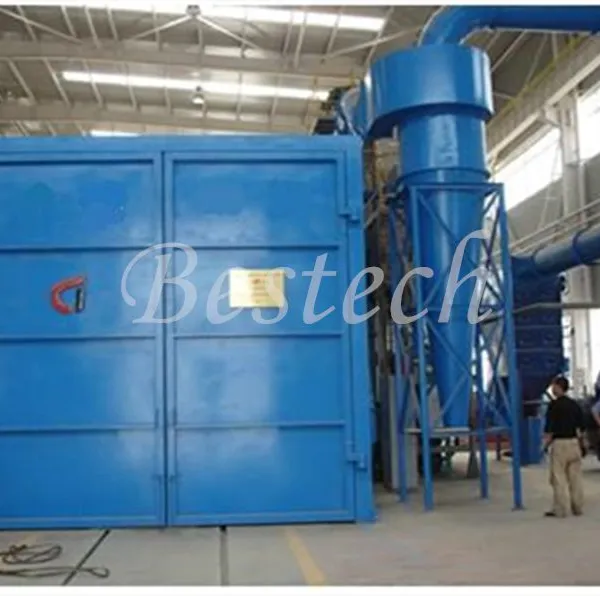 Container Sand Blasting Room Chamber With Mobile Trailers