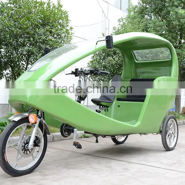 Pedicab Carries Two Adult Passengers photo-3