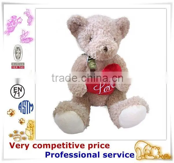 OEM Stuffed Toy,Custom Plush Toys, Heart to Heart Bear Sale photo-4