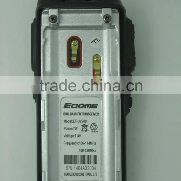 Hot Sale Ecome ET-UV200 Two Way Radio With Wireless 7w photo-2