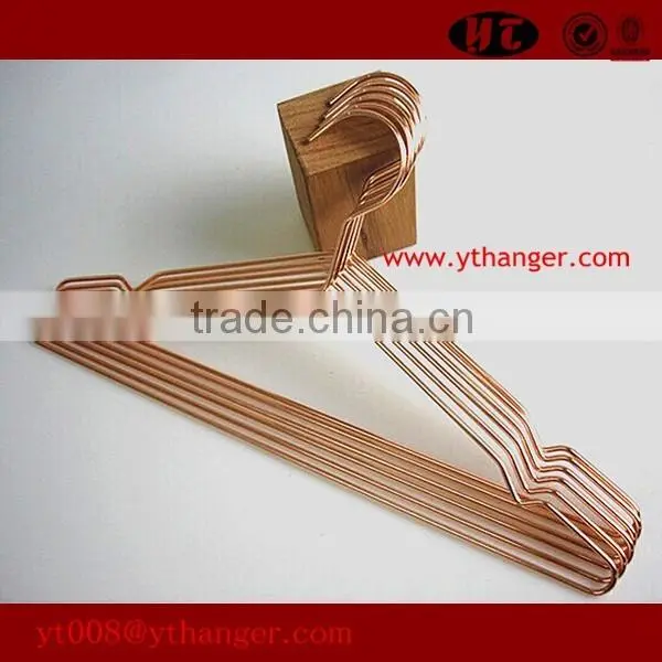 Great Top Metal Wire Hanger Copper Metal Hanger Metal for Lady Wear photo-2