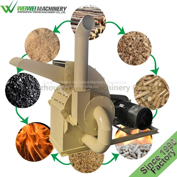 DJM Series Multifunctional Wood Crusher Wood Sawdust Making Machine