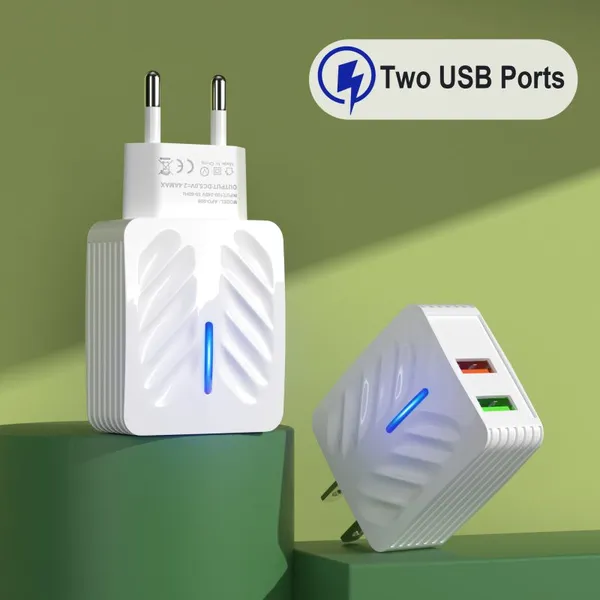 USB Fast Charger 20W Quick Charge 2 in 1 Adaptor For IPhone 13 12 Pro Max For Samsung QC 3.0 Mobile Phone Charger photo-4