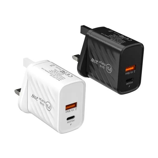 2022 UK Quick Charge 3.0 Universal Wall Mobile Phone Chargers for Iphone 11 12 13 for Huawei for Samsung photo-5