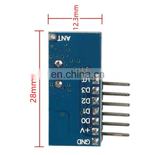 Kilometer Single Key High-power Long-distance Remote Control With Decoding Module Output High and Low Frequency Kit 433MHZ photo-5