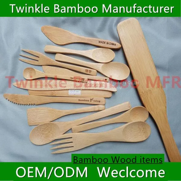 Bamboo Kitchen Tool Wholesale/ Mini Bamboo Spoon Small Bamboo Spoons From China photo-3