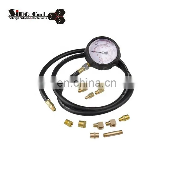 13 piezas de probador de presión de aceite de motor, fluido de transmisión, manómetro y adaptadores automáticos de herramienta de diagnóstico photo-3