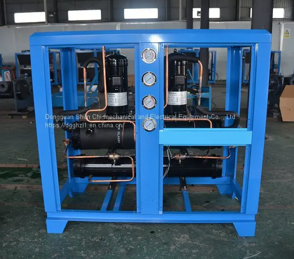 SCAIR Water Cooled Shell and Tube Type 8HP Low-temperature Ice Water Machine Cooling Unit Chiller photo-4
