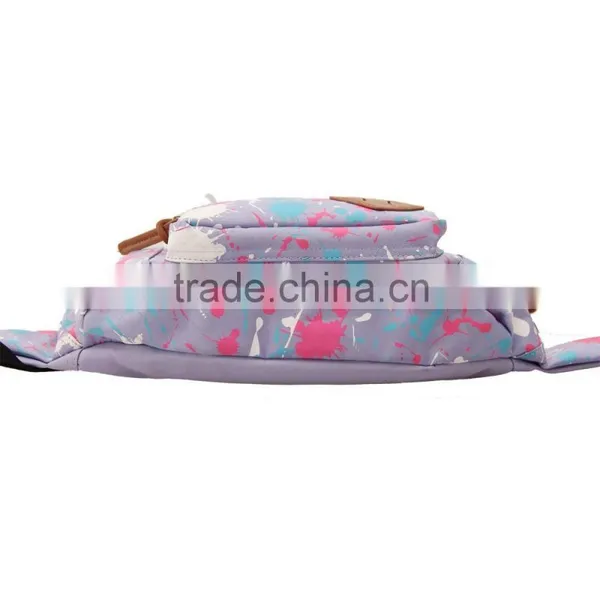 2015 Latest New Fashion Popular Purple Sport Canvas Waist Bag photo-4
