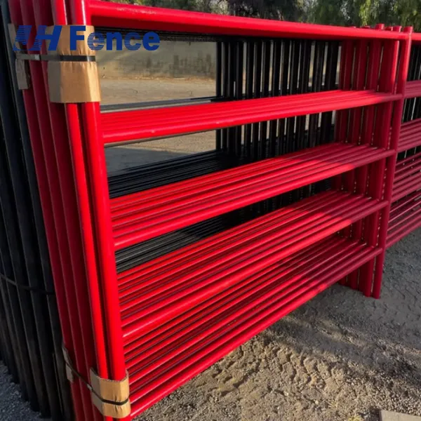 Heavy Duty Galvanized Portable Horse Yard Panel Livestock Fencing Cattle Panels Sheep Corral Panels and Gates for Animals photo-5