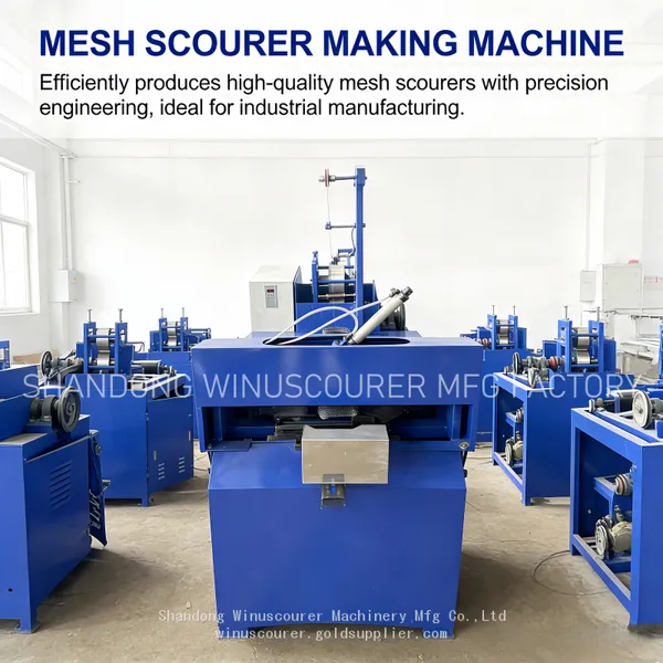 Automatic Galvanize Wire Mesh Scourer Making Machine