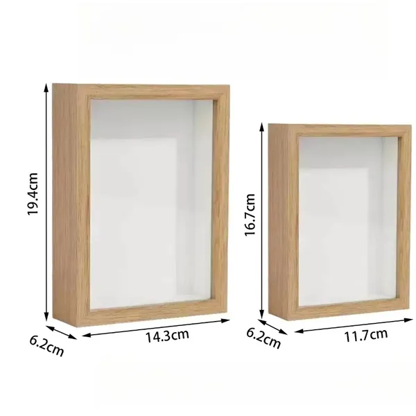 Pet Memorial Photo Frame Double Sided Wooden Dog Rotating Picture Frame photo-5