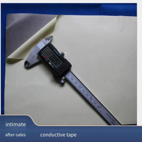 0.05 Conductive Fabric Tape, Single-sided or Double-sided, Ultra-thin Emi Shielding Tape, Imported Substrate Coating Factory photo-5