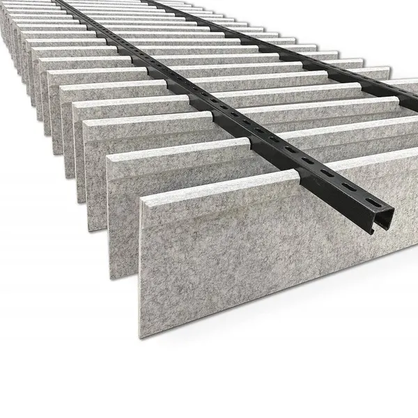 Polyester Fiber Modern Acoustic Ceiling Panel for Office School Cinema Auditorium Noise Reduction photo-4