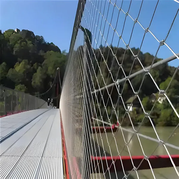 Stainless Steel Wire Rope Suspension Bridge; Stainless Steel Rope Protective Netting; Zoo Cage Wire Mesh photo-3