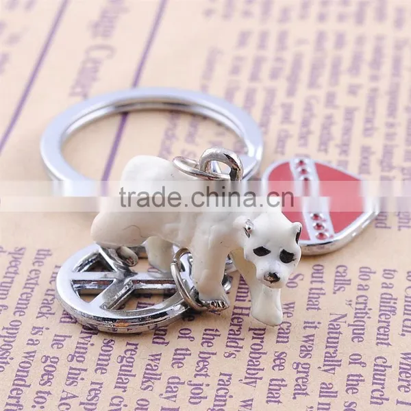 Manufacturer Prices of Pet Animal Keychain Polar Bear Keychain photo-2