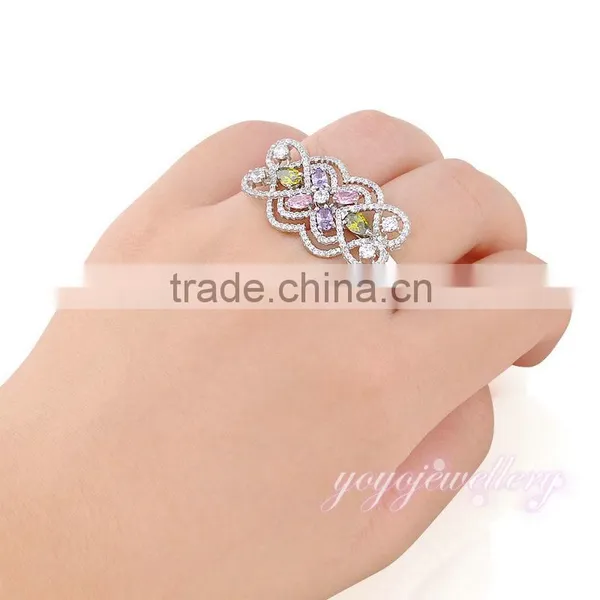 New Arrival New Design Finger Ladies Gold Cuff Ring photo-2