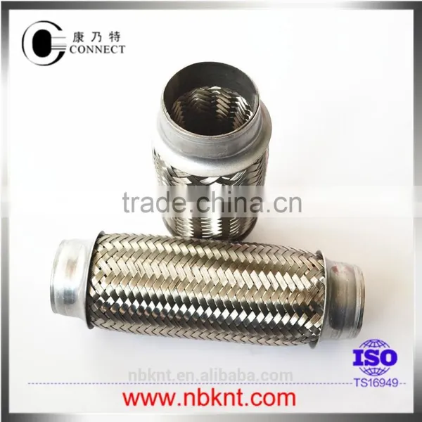 3" Flexible Exhaust Pipe Type With Woven Innerliner or With Double Braids photo-3