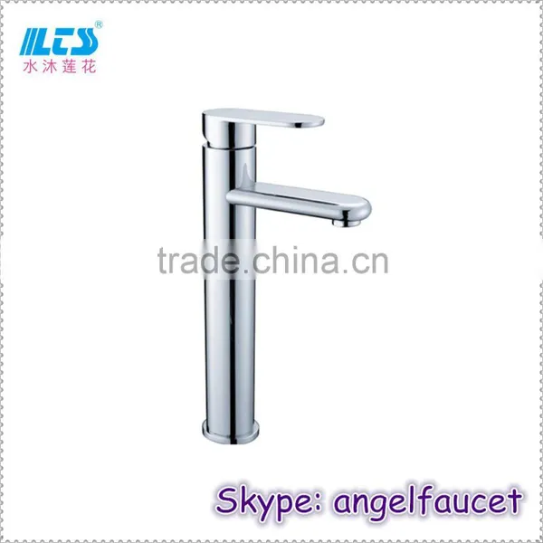 Bathroom Faucet Ceramic Cartridge Chrome Plated Brass Basin Sink Faucet