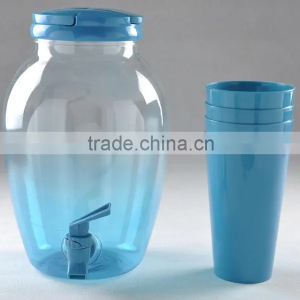 4400ml Cool Drink Beverage Dispenser PET Water Container BPA FREE Juice Jar photo-2