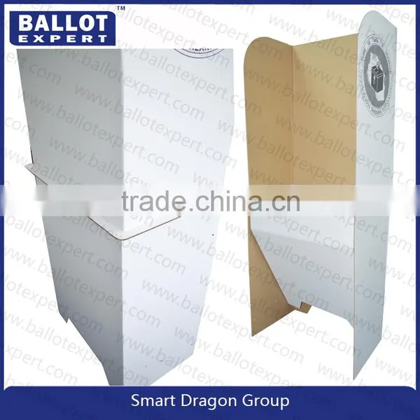 Cheap Folding Corrugate Election Ballot Exhibition Polling Booth in Two Design photo-2