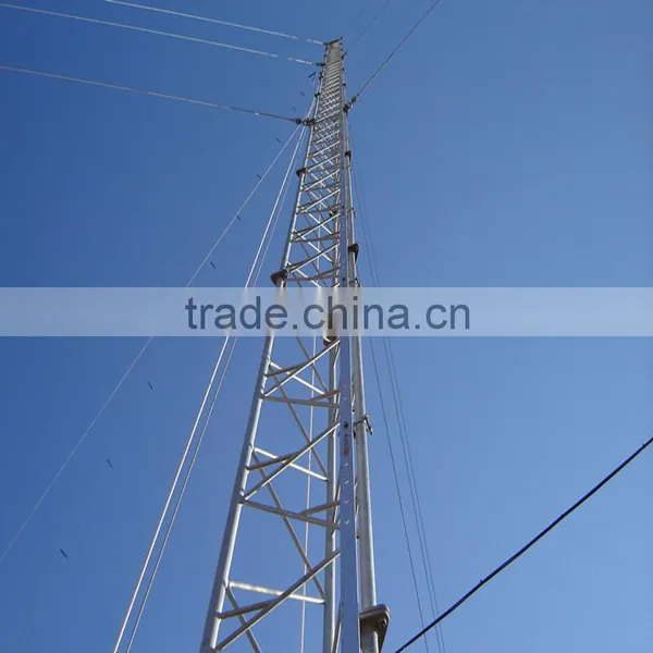 Tower Manufacturing Company Triangular Guy Mast Communication Tower photo-4