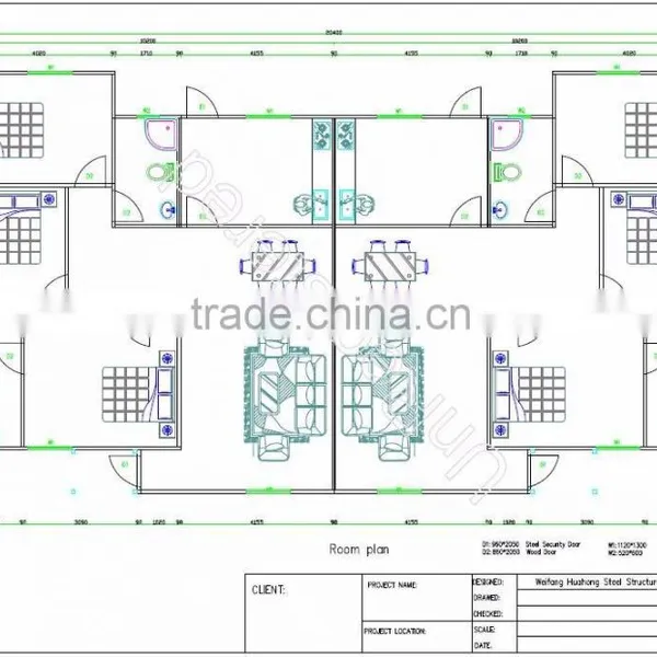Hot Promotion Galvanized Steel Structure Modern Prefab Duplex House Supplier's Choice photo-3