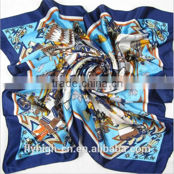 Factory Price Cheap Gift Silk Chiffon Custom Printed Scarf Quality Choice photo-2