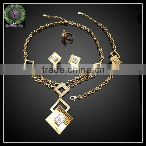 Rhodium Jewelry,jewelry in Pave Setting, Diamond Jewelry Pendant Set