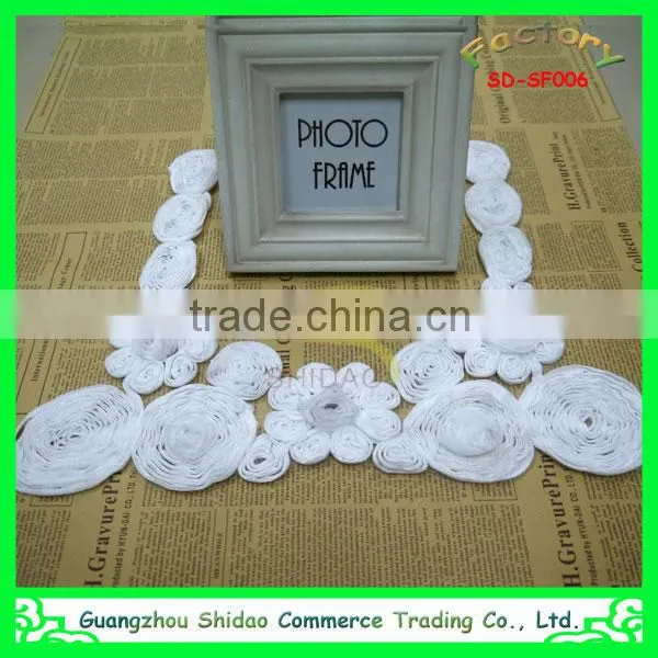 Customize Chantilly and Fancy Chiffon Neckline Lace Appliques Wholesale/lace Collar photo-2